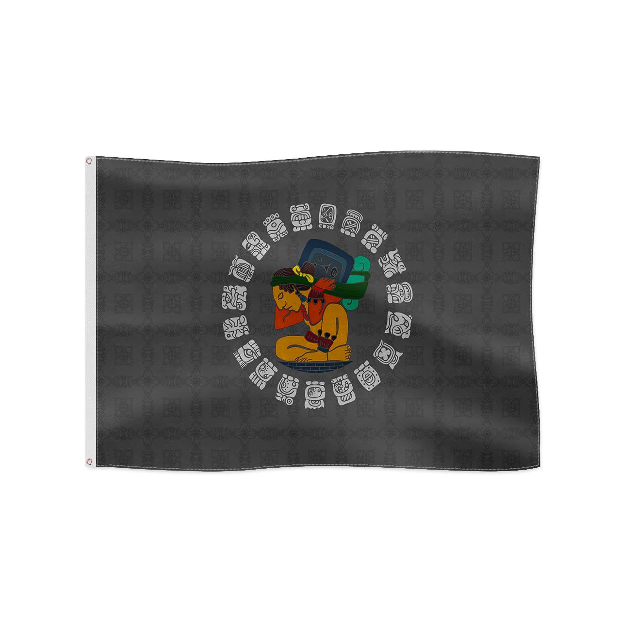 Ancient Empire Banner Flag for Outdoor Fun Historical Flag (Maya Civilization)