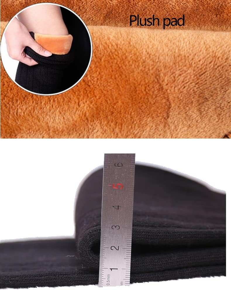 Unisex Cashmere Knee Brace Pads Knee Warmers Thicken Lengthen Breathable Elastic Knees Sleeves Support Protector - Image 4