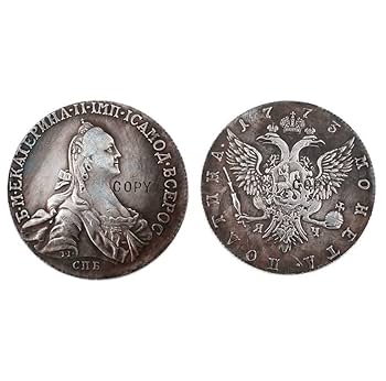 1771年　帝政ロシア　エカチェリーナ2世　エカテリーナ　5コペイカ　銅貨 lunatrading_17169