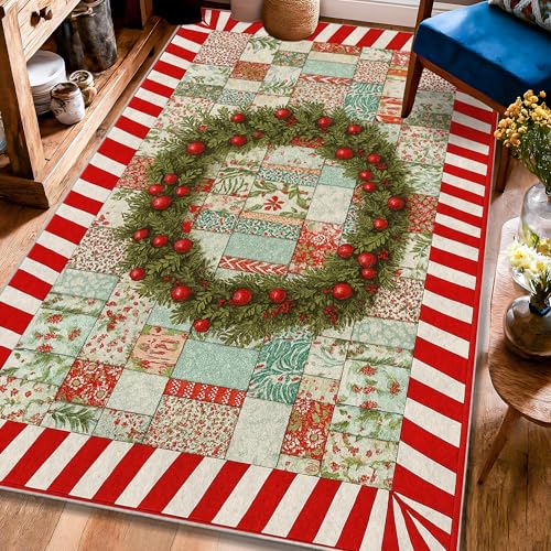 Tapis de sol Noël anti-glisse pour sécuriser et décorer vos pièces - 2