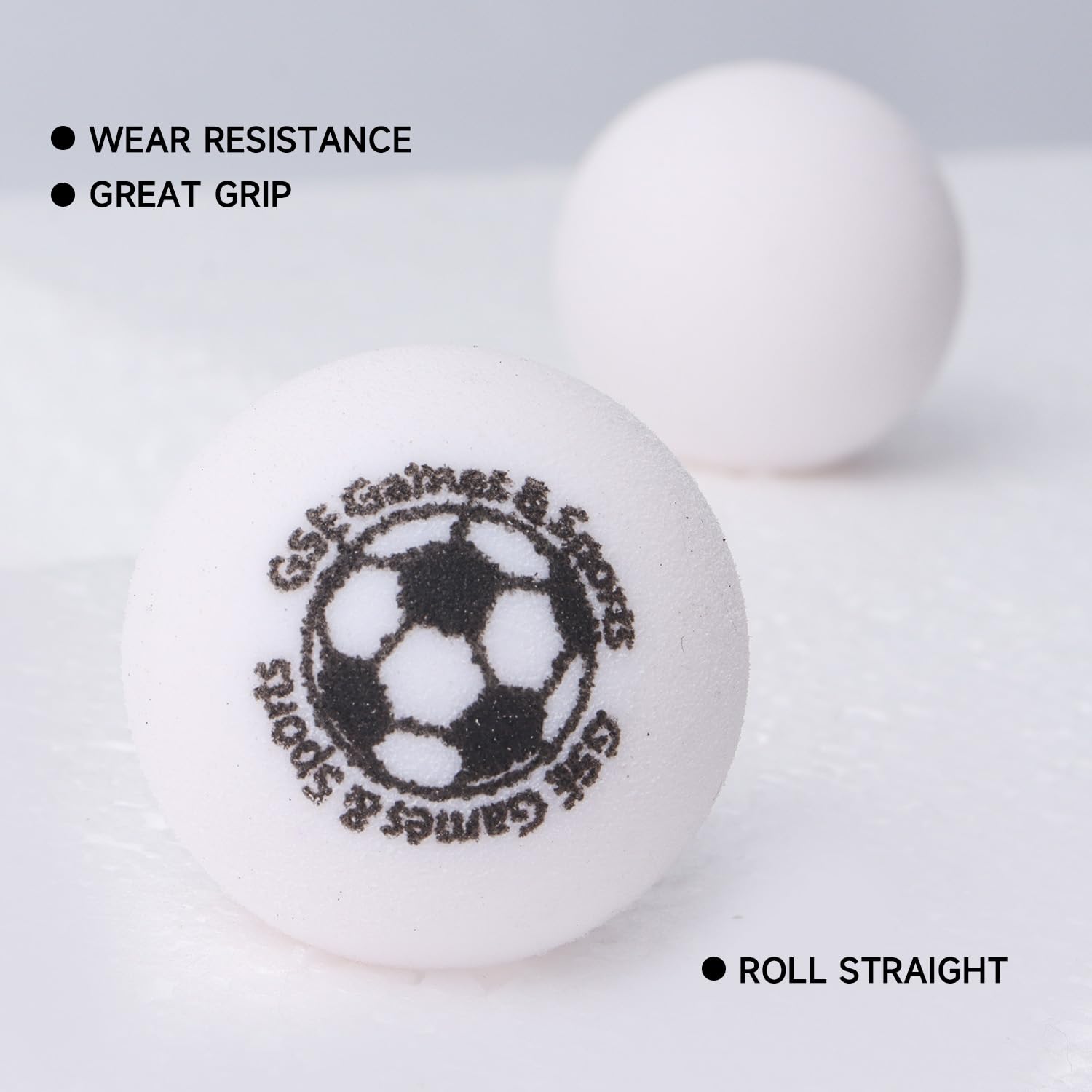 GSE Games & Sports Expert Tisch-Ersatz-Fußballbälle, reguläre Größe 35 mm, offizielles Turniertisch-Zubehör, Tisch-Zubehör