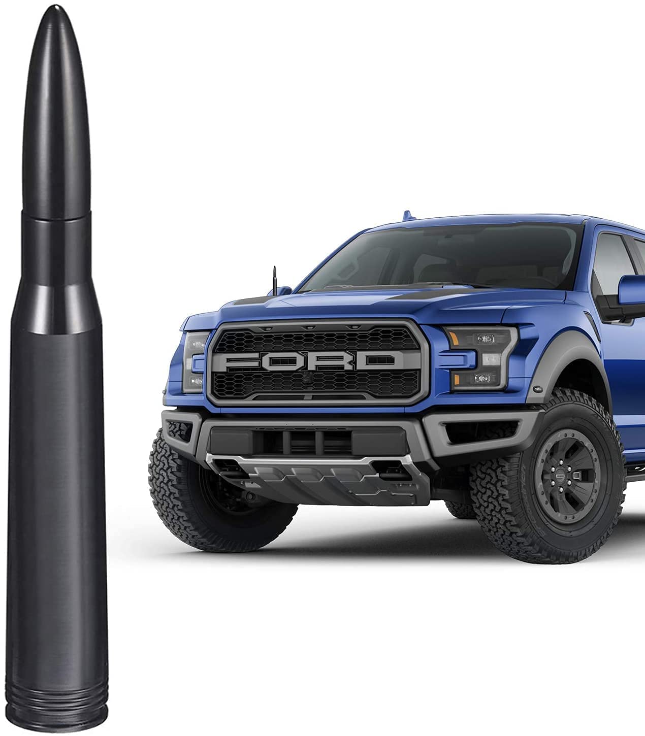 CHAOGANG 5.3inch Car Short Antenna Compatible with 2007-2022 Dodge RAM 1500 -Car Wash Proof - Designed for Optimized FM/AM Reception - Rubber Short Antenna Replacement -RAM 1500 Accessories