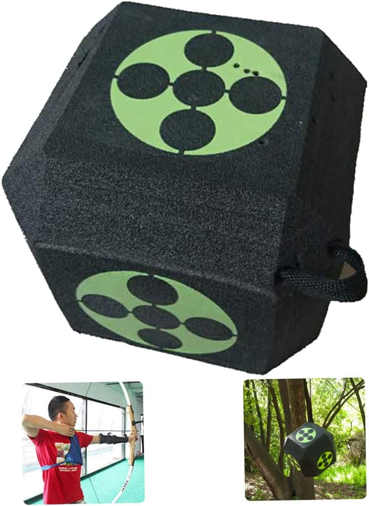 Training Target Square 3D Target Cube 6-Sided Foam Arrow Dice Self-Healing Broadhead Target Archery Target Cube