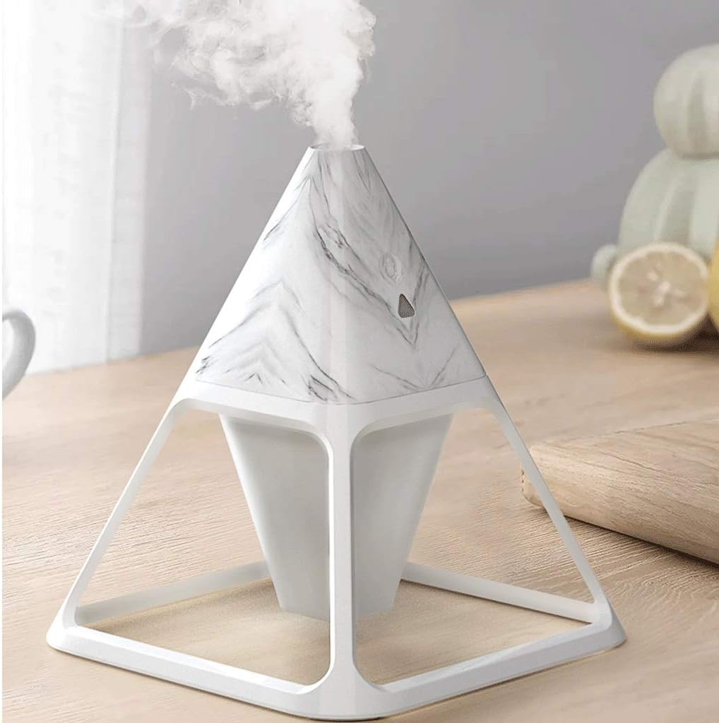 Humidifier 140ml Portable Mini USB Desktop Humidifier Tourism Bureau Warm Night Light 30 Decibels Silent 2 Spray Modes (Color : B)