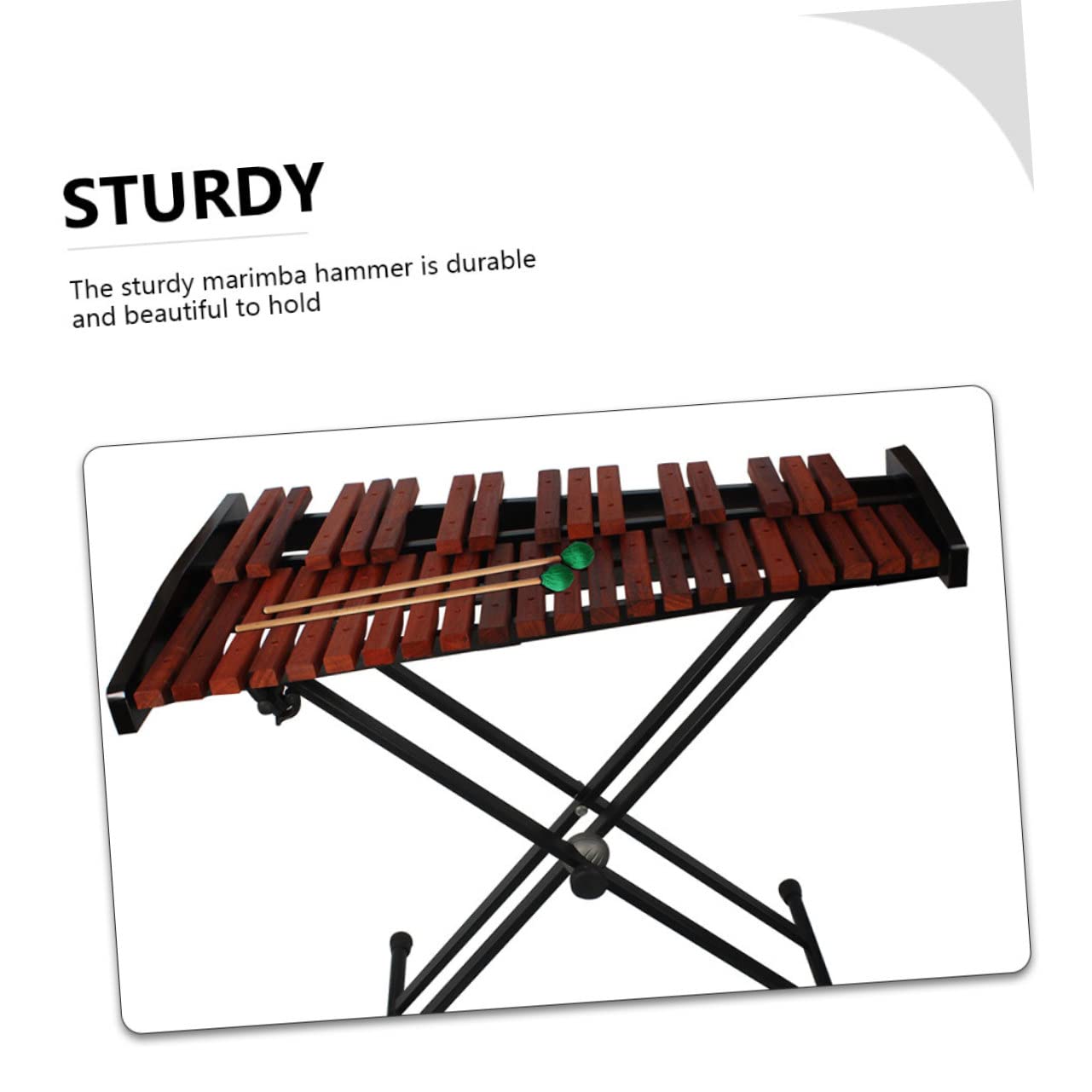 ifundom 6piezas Baquetas De Marimba Mallets De Percusión Para Xilófono Accesorios Para Instrumentos Musicales Ligero y Duradero Para Estudiantes y Profesionales