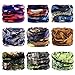 Headband, 12PCS & 9PCS Headwear 12-in-1 Multifunction Stretchable Magic Scarf Head Wrap Sport Sweatband, Workout,Yoga for Sport & Casual