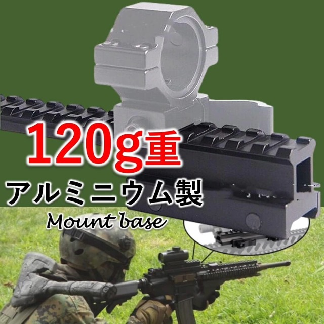 ブラック マウントレール 約20cm ボルト式 15M8Bolt Black/Silver – RUNWELL