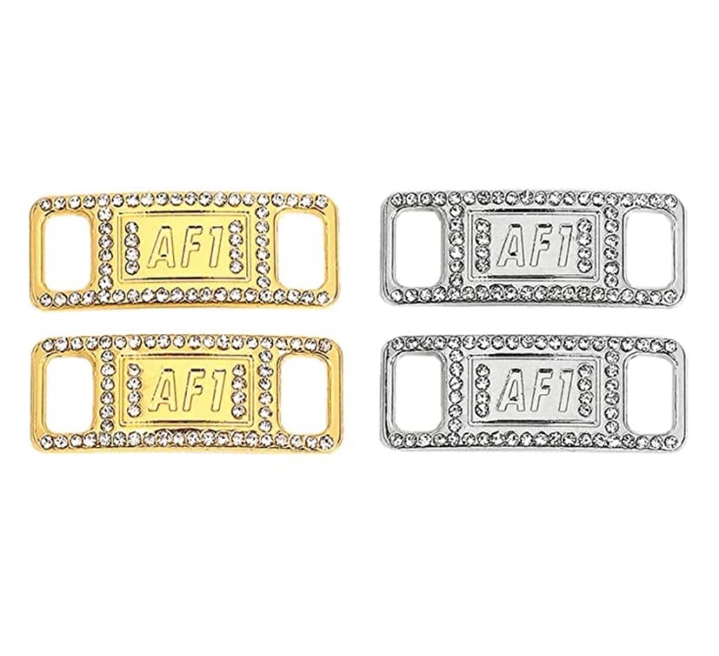 Af1 Metal Tag Silver Af1 Badge AF1 82 Engraved Shoe Tag Gold