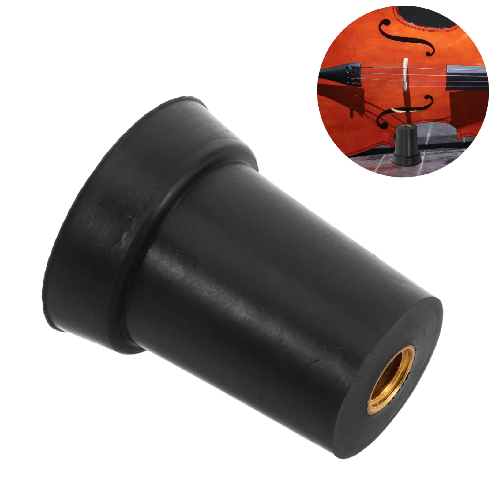 CORHAD Cello Endpin Slip Mat Durable Rubber Floor Protector Cushion for Cello Parts Easy Installation Endpin Rest Accessory for Tailpiece Support and Versatile Use