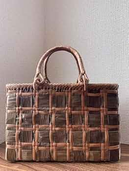 Amazon.co.jp: 胡桃、山葡萄 くるみかごバッグ 山葡萄かごバッグ