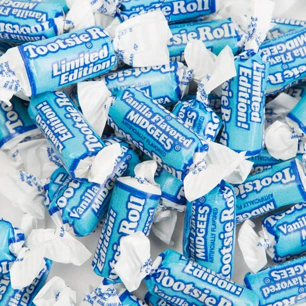 Vanilla Taffy By Tootsie Roll 4 libras de deliciosos midgees de