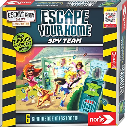 Noris 606101975 Escape Your Home, Familien und Gesellschaftsspiel für 3...