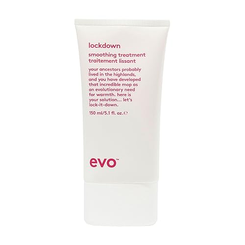 evo Tratamiento suavizante Lockdown - Tratamiento capilar sin enjuague - Protege el cabello tratado con color y reduce el encrespamiento