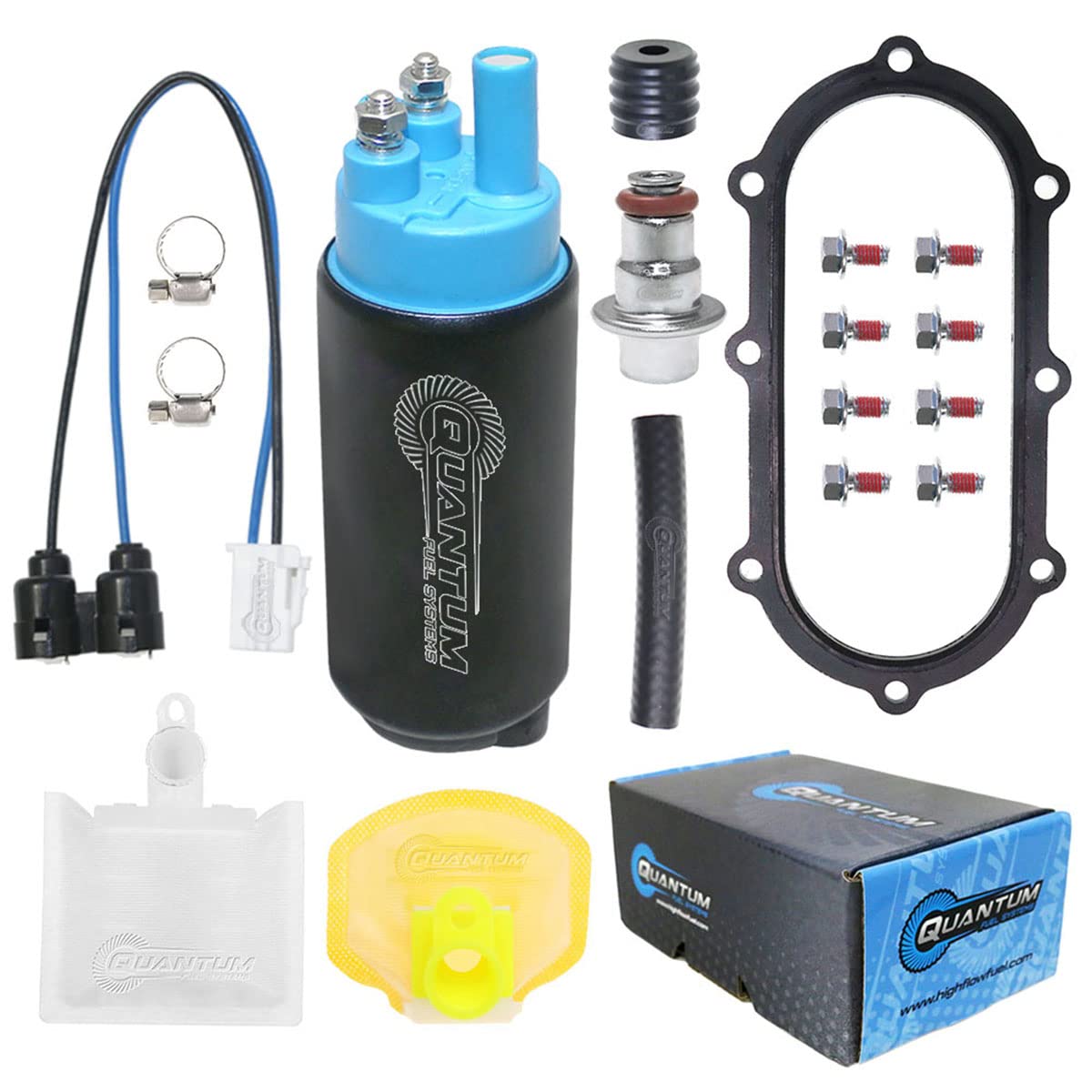 HFP-384-URT Kaw Z1000 (ZR1000) / Z750S (ZR750) 2003-2006 Motociclo Pompa del Carburante con Kit d'Installazione