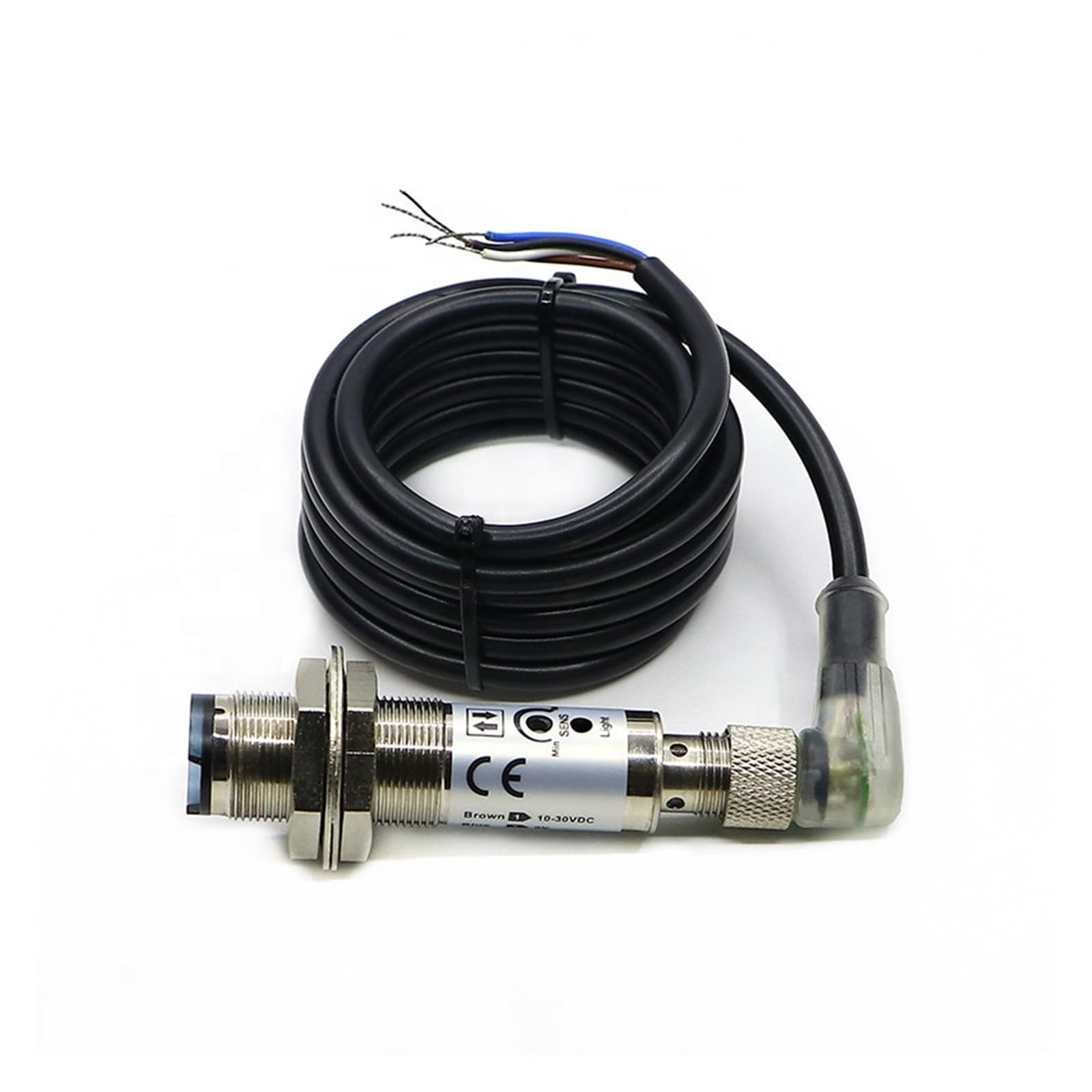 NOBIRTBSA Diffuse Reflection photoelectric Sensor ERC18M-DS30B1M12 Connector g18 - photoelectric Sensor Switch