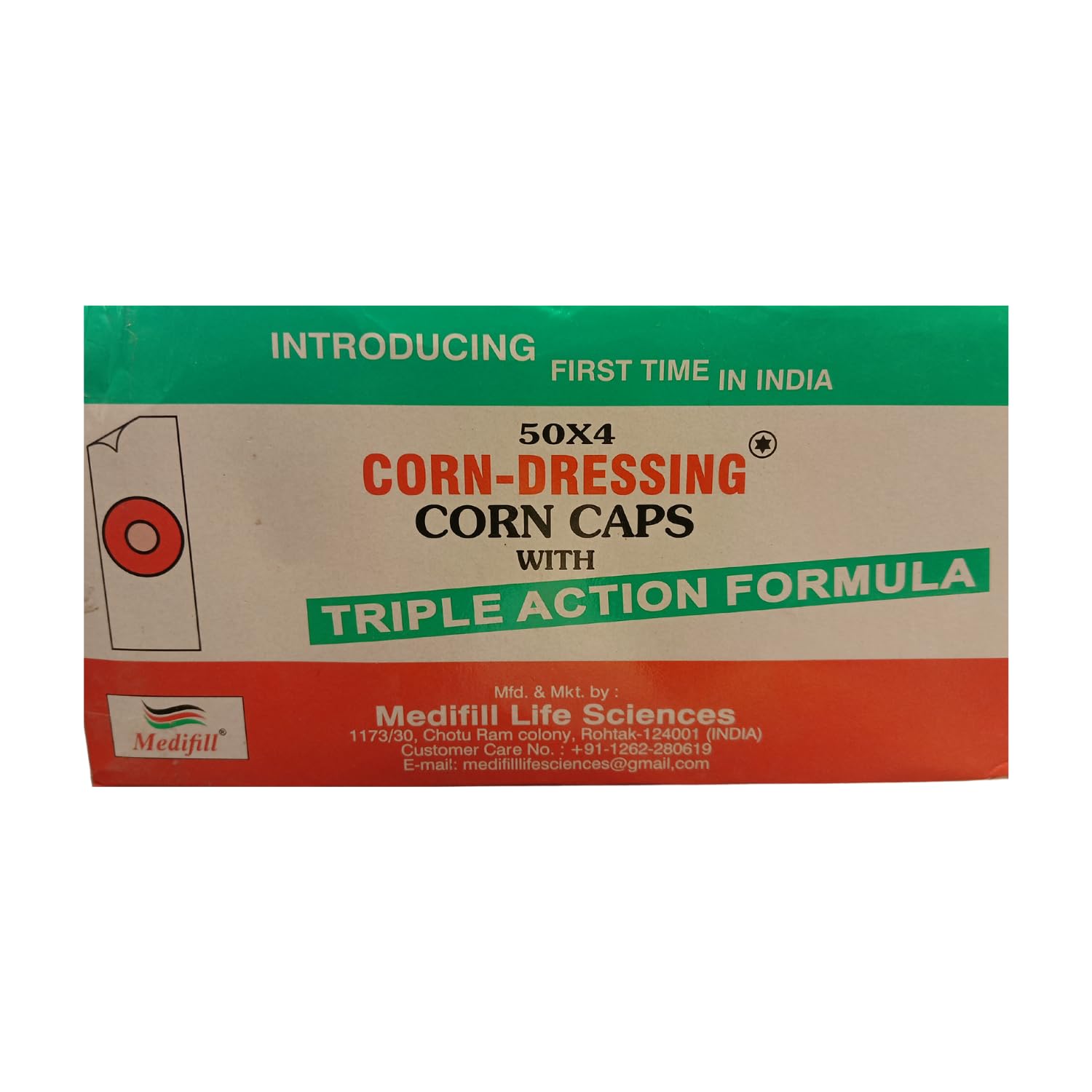 Corn Dressing Corn Cap with Triple Action Formula | 10 Packs x 4 Pcs | Fast Corn & Callus Removal | Pain Relief | Medicated Plaster | Safe & Effective Foot Care Solution-image-32