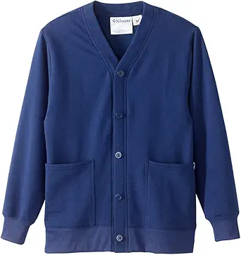 Silverts Women's Adaptive Magnetic Closure Cardigan, Open Front Fleece