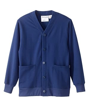 Womens Magnetic Button Adaptive Two Pocket Fleece Cardigan