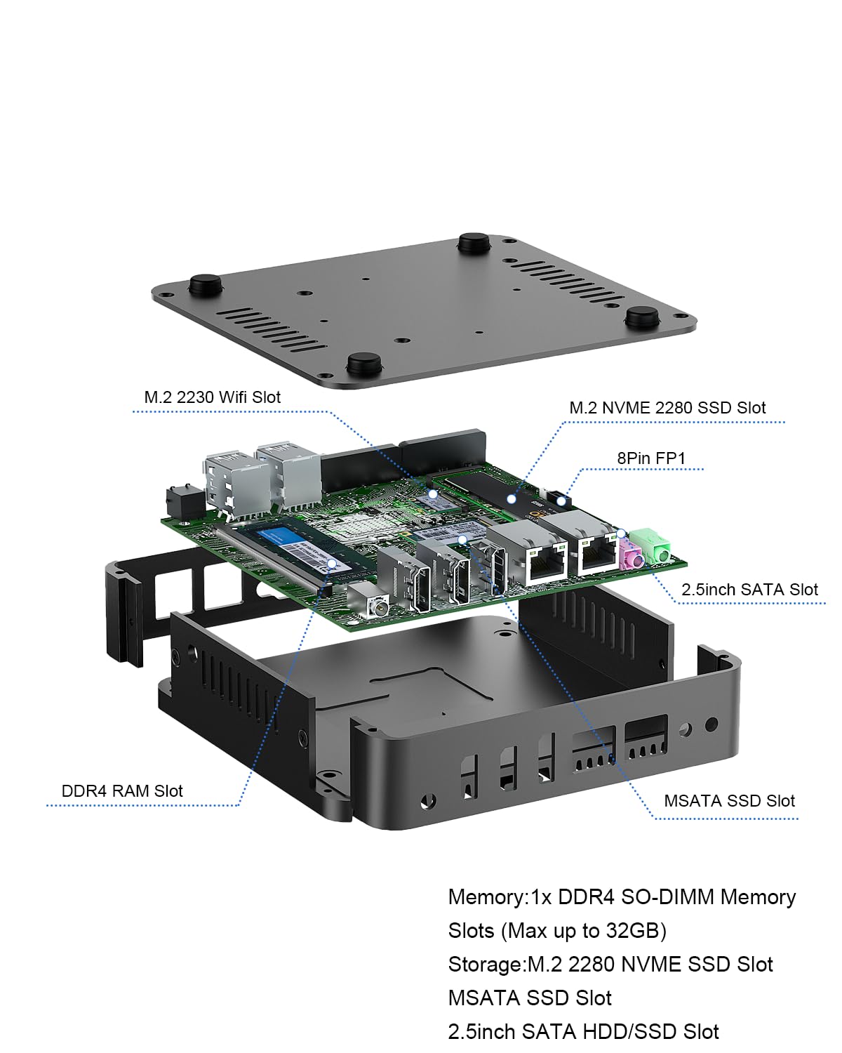 MiniPC(Celeron2GHz/16GB/512GB/Win11)管008 Amazon.com: Intel NUC 11 Essential Atlas Canyon Intel