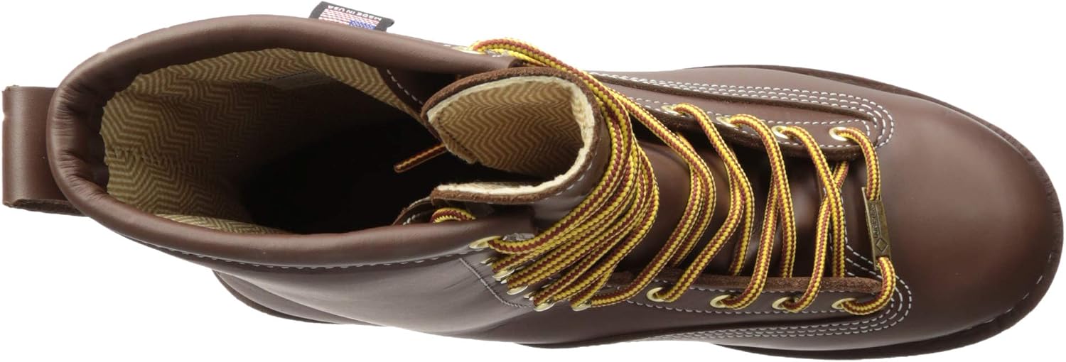 Danner Men's Power Foreman 8" Waterproof Work Boot, Brown - 8.5 D