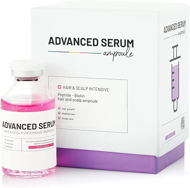 BRÜUN HS - Control Hair and Scalp Ampoule - Refreshing and Vitalizing Skin Care Serum 1.18 fl.oz