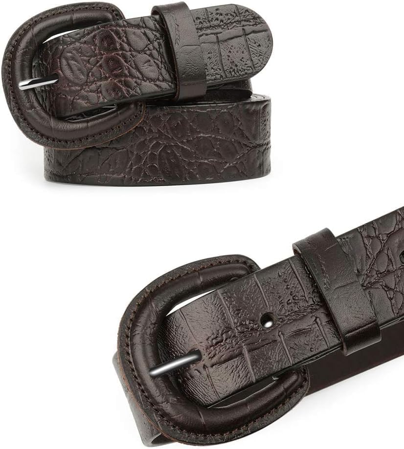 Sress Belts Soft Belt Head Layer Pure Leather Men Belt Leather Casual Men Pin Buckle Belt Smooth Leather Casual Belts3