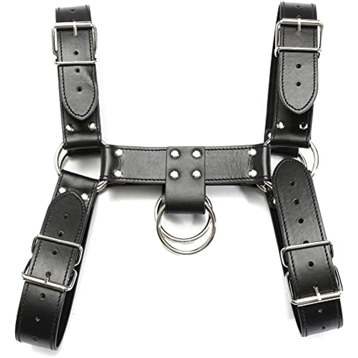 Amazon.co.jp: 男性用革製胸ベルト-上半身保護胸ベルト、ディスコ