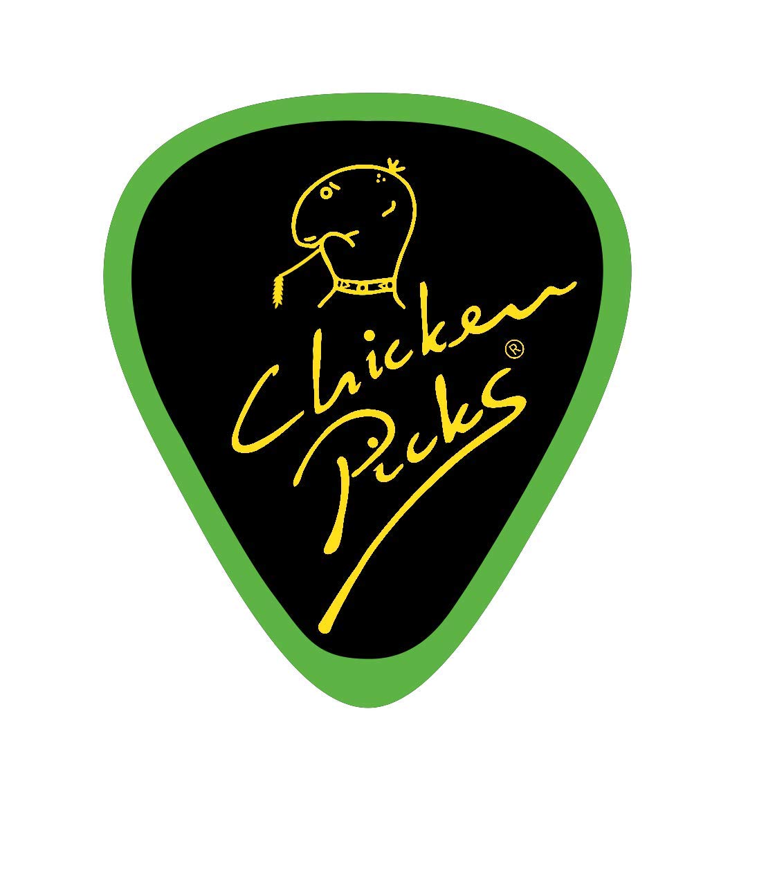 ChickenPicks - Púas de guitarra (2 púas de guitarra de 3,2 mm)