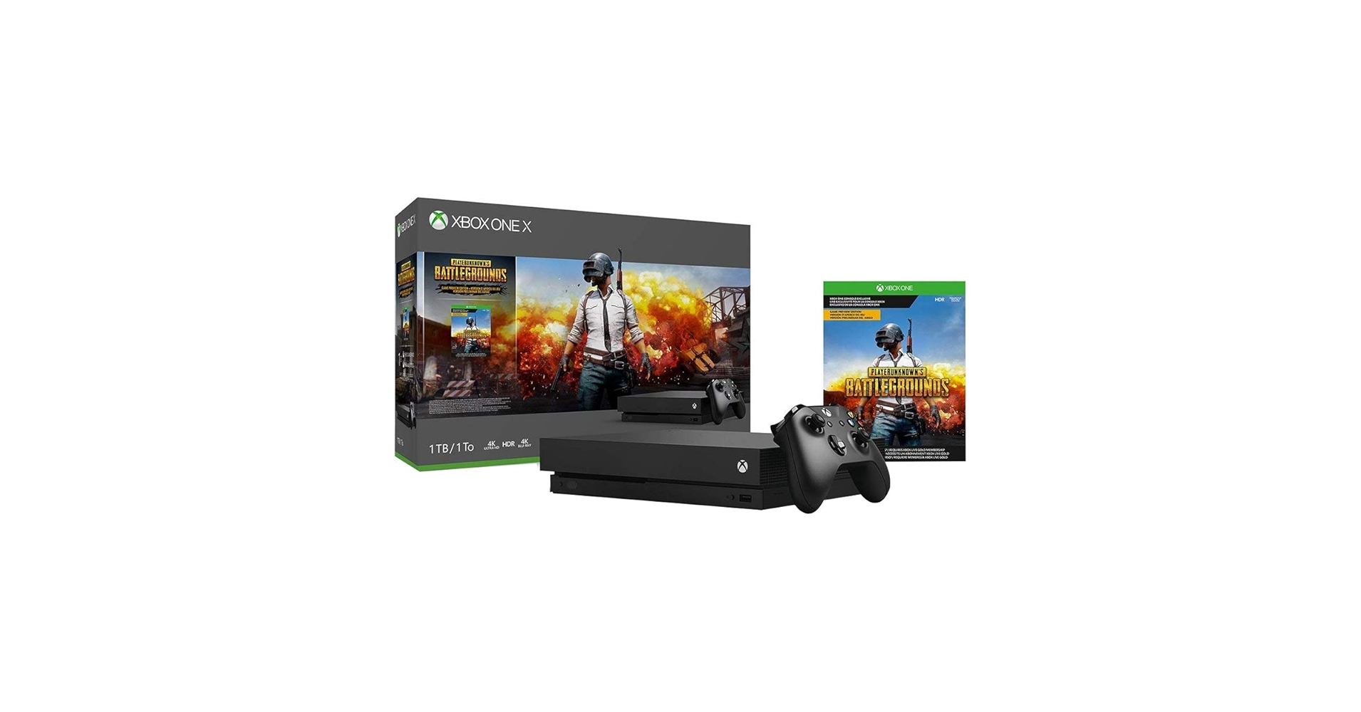 Amazon.com: Xbox One X 1TB Console - PLAYERUNKNOWN'S