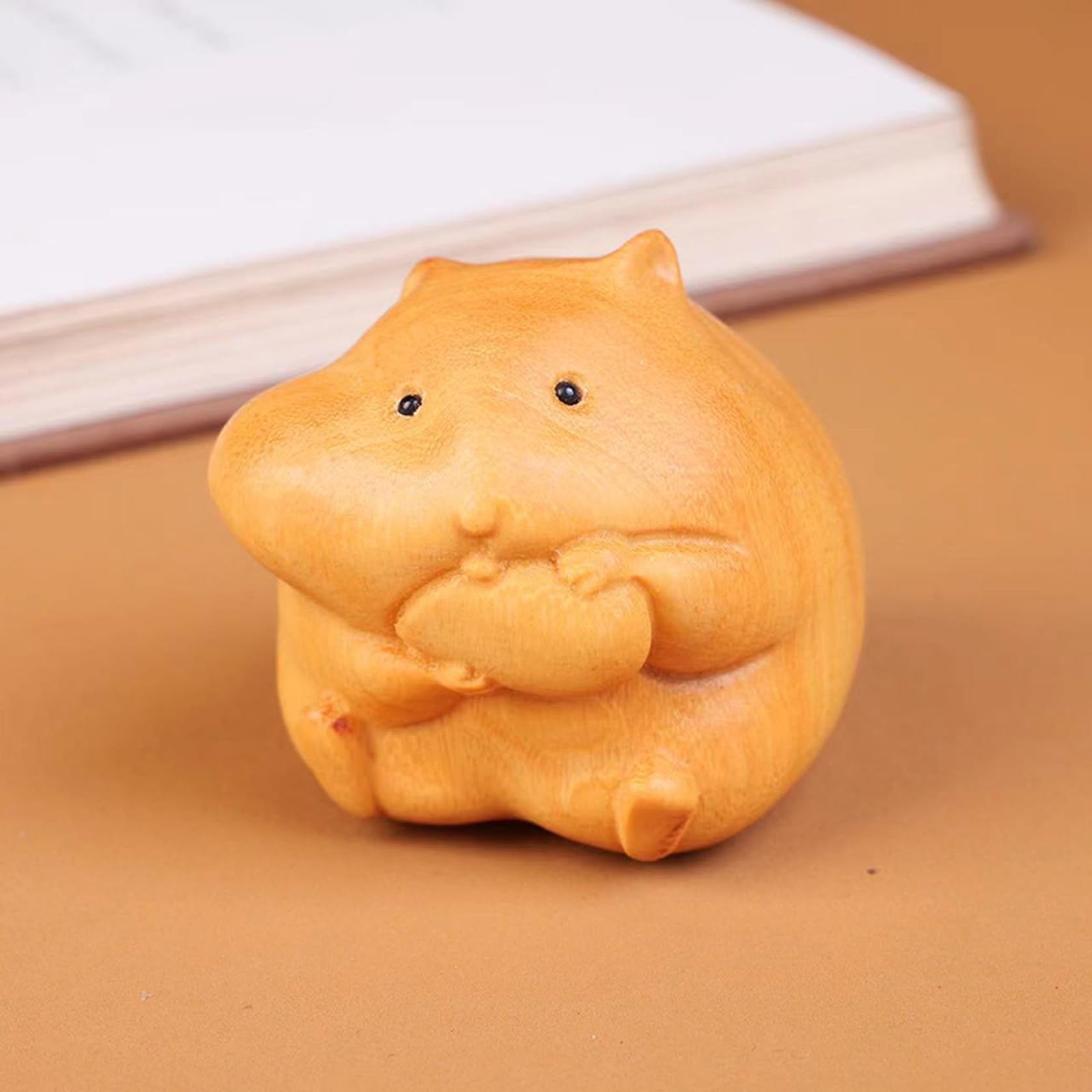 Amazon.co.jp: 木製 手作り 動物 置物 F オブジェ 彫像 リビング 寝室