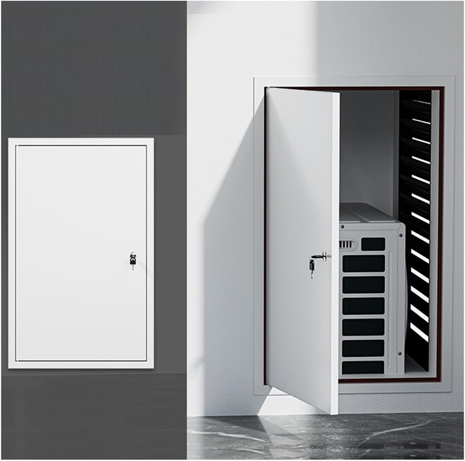 Plumbing Access Panel for Drywall, Wall Hole Cover, Breaker Box Access, Ceiling or Wall Mounted, Home Improvement Solution, 40x45cm (16x18in) for Plumbing & Electrical Needs,40x45cm (16x18in)