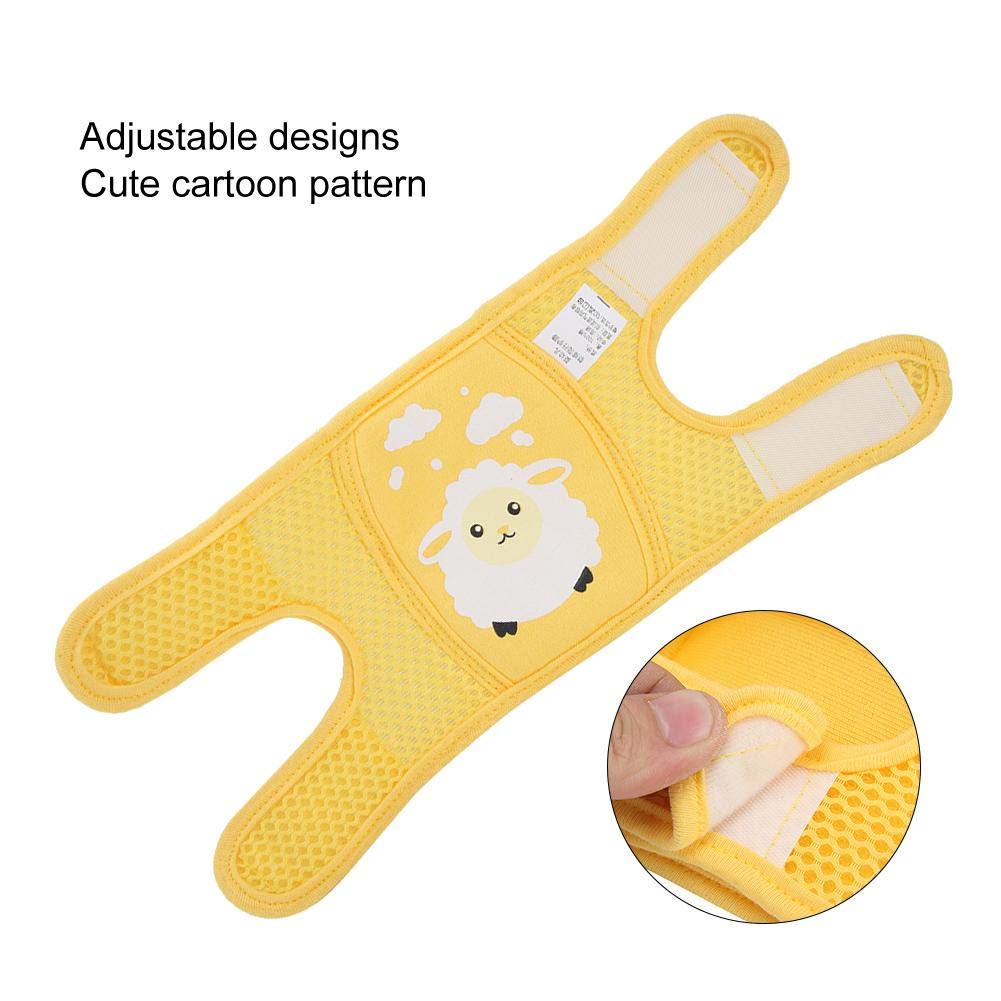 Rodilleras para bebés para gatear, cómodas y suaves protecciones para piernas Accesorios para niños pequeños (Amarillo)