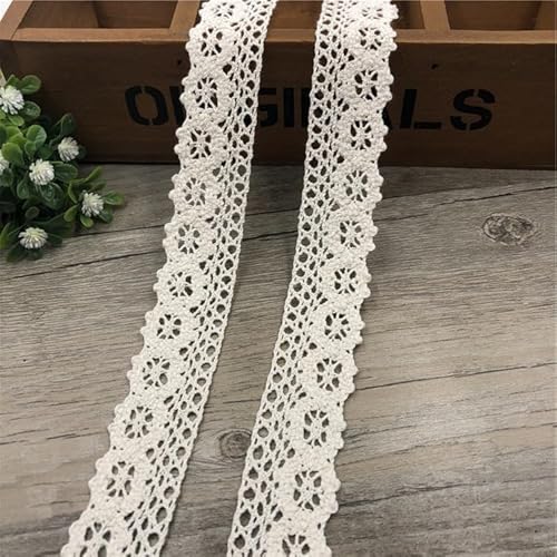WANYI 10M Pizzo al Metro 2.6CM Larghezza Pizzi e Merletti,