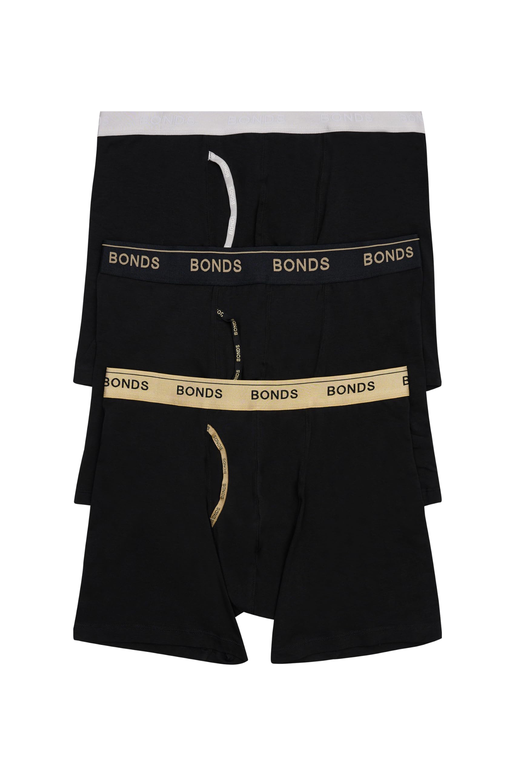 Bonds mens Mid-length Guyfront Boxer Brief in Cotton for Men, 3-pack