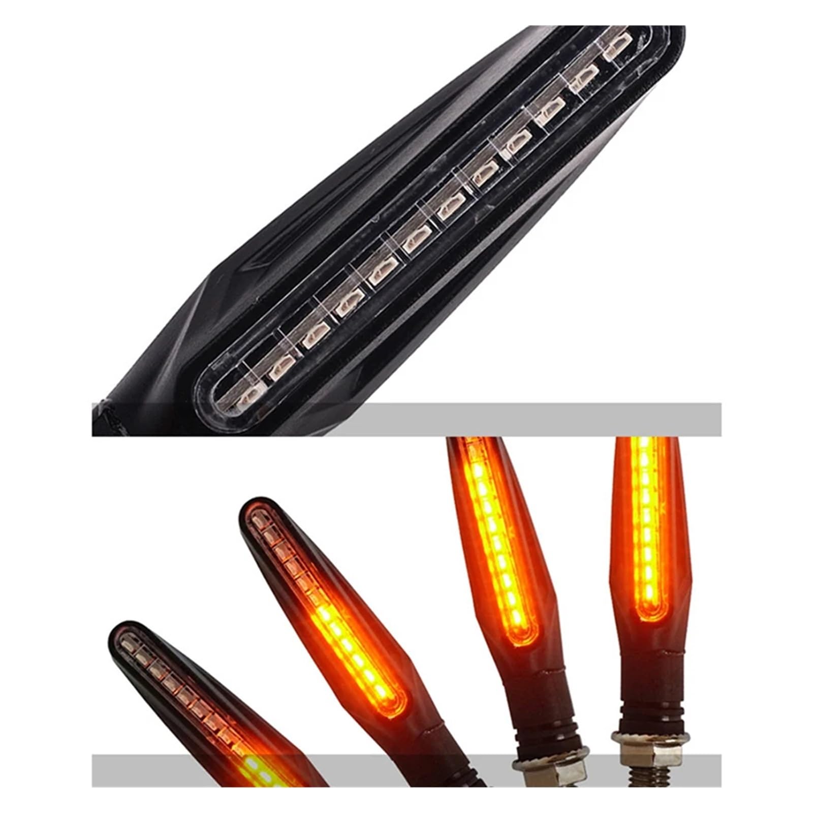 Luz Intermitente para Motocicleta 2835SMD, 12 V, 12 LED, para Tuning De Motocicletas Garupa Virago 535, Homologada. Luces indicadoras Motocicleta