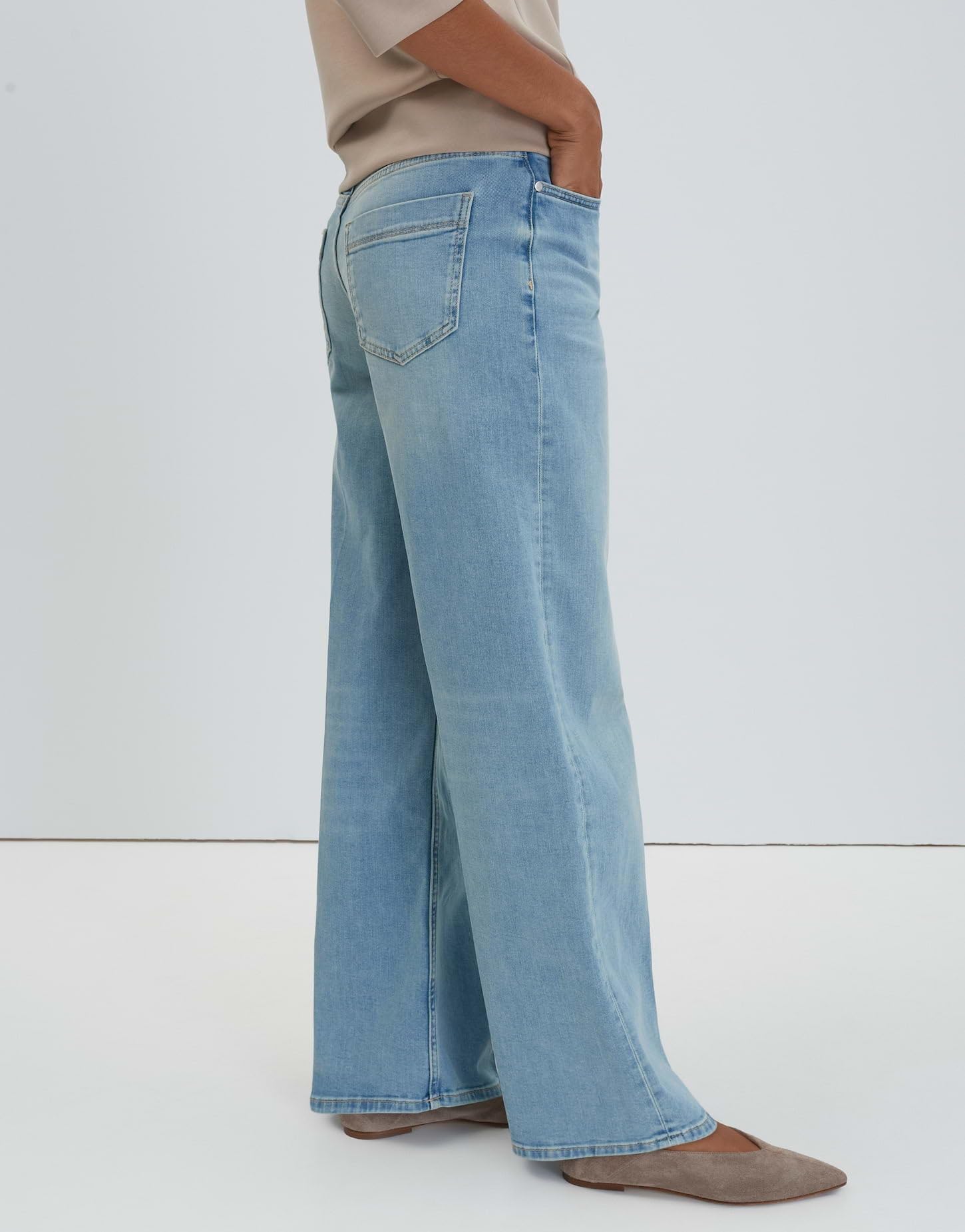 someday Damen Wide | CELLMA Iconic Wide Leg Denim aus BCI Cotton Mix Mid Rise