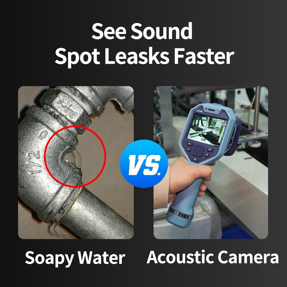 FOTRIC TD2e Acoustic Imaging Camera - Leak Detection -4