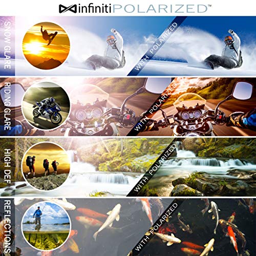Image of HD Aviator Polarized Sunglasses Men Women Anti Glare Blue Light Blocking