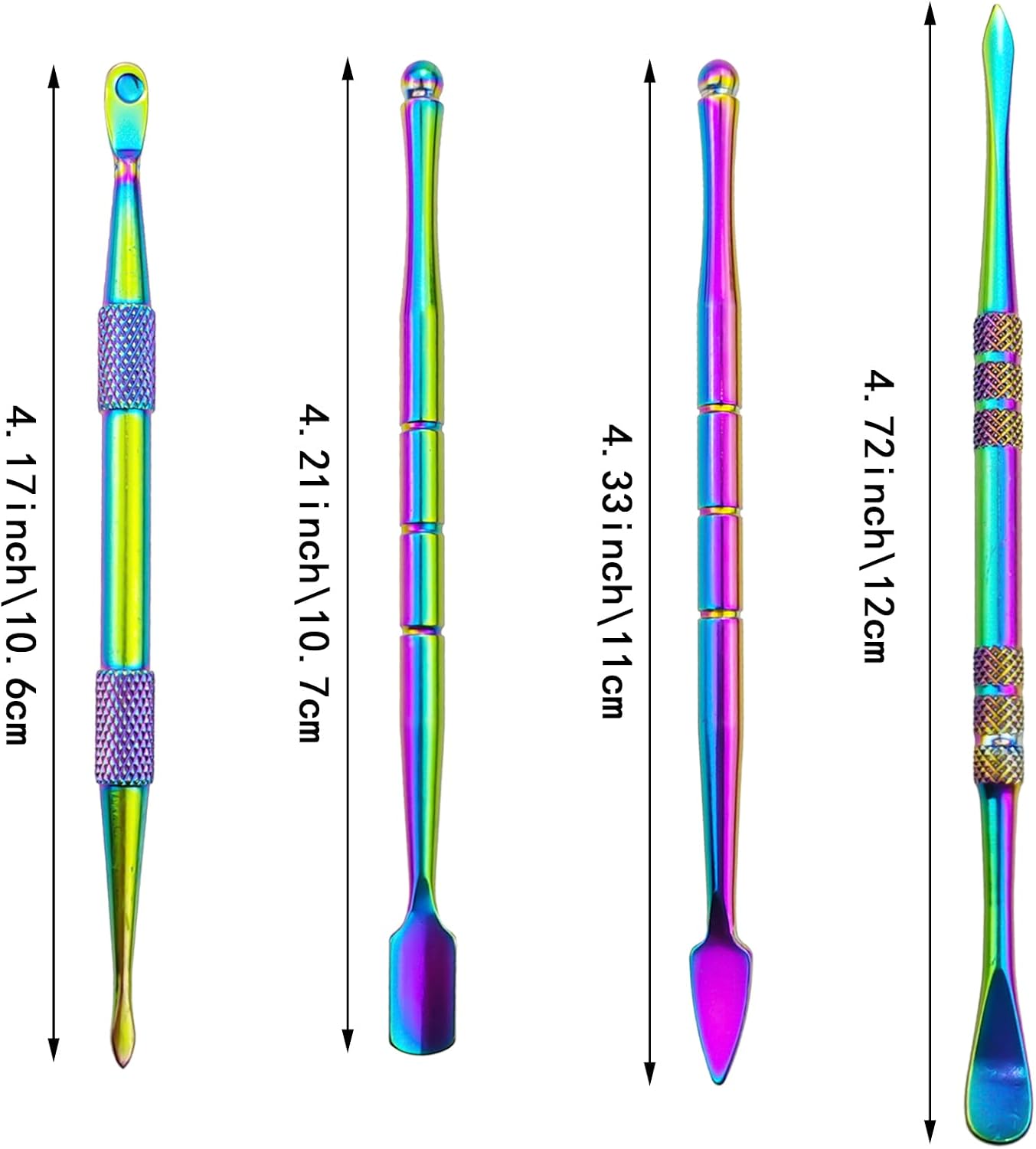 4 Pack Stainless Steel Wax Carving Tools Set Double-Ended for Clay image 2