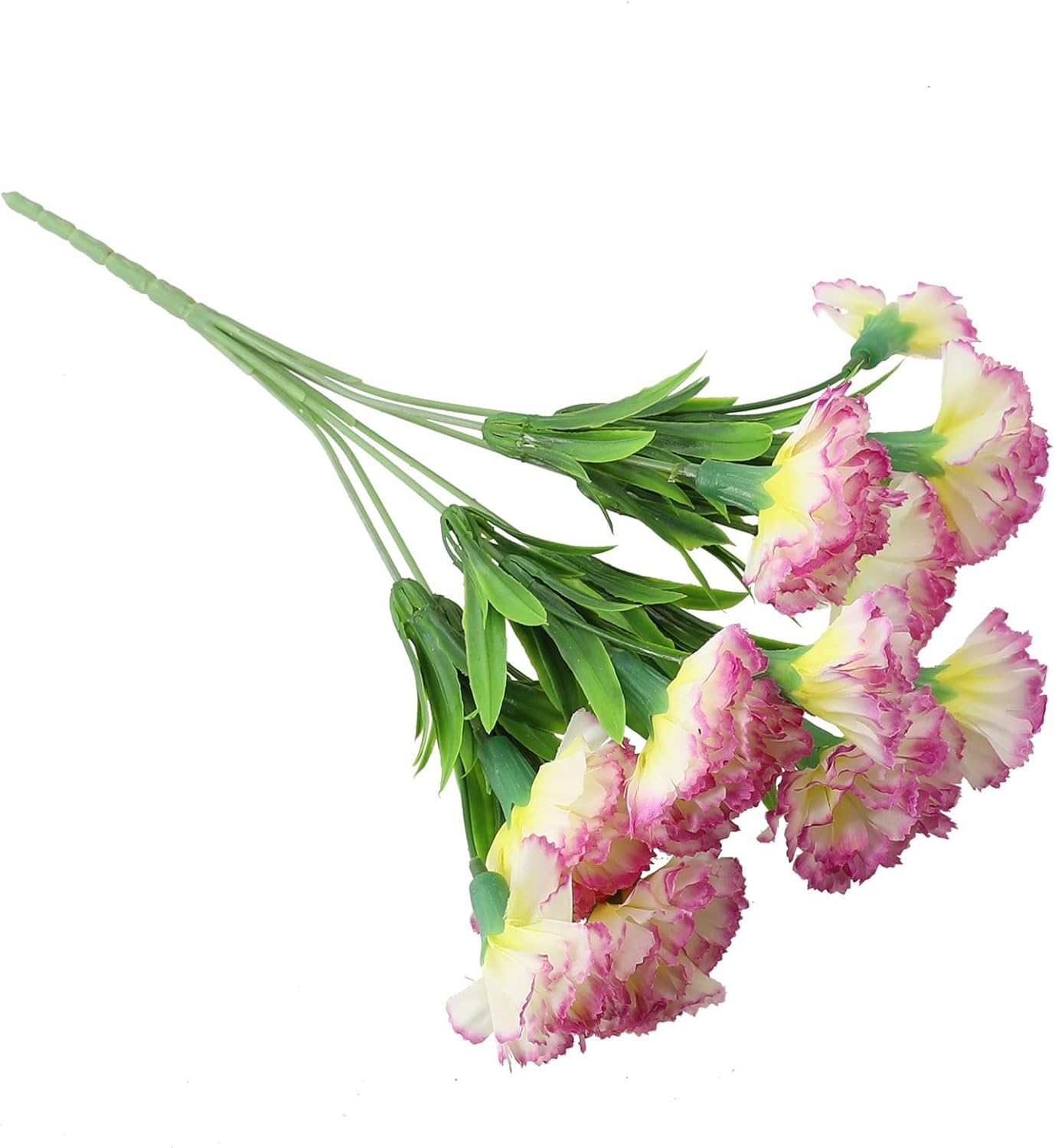Artificial Silk Flower, 11 Head Carnation Artificial Flowers Bouquet