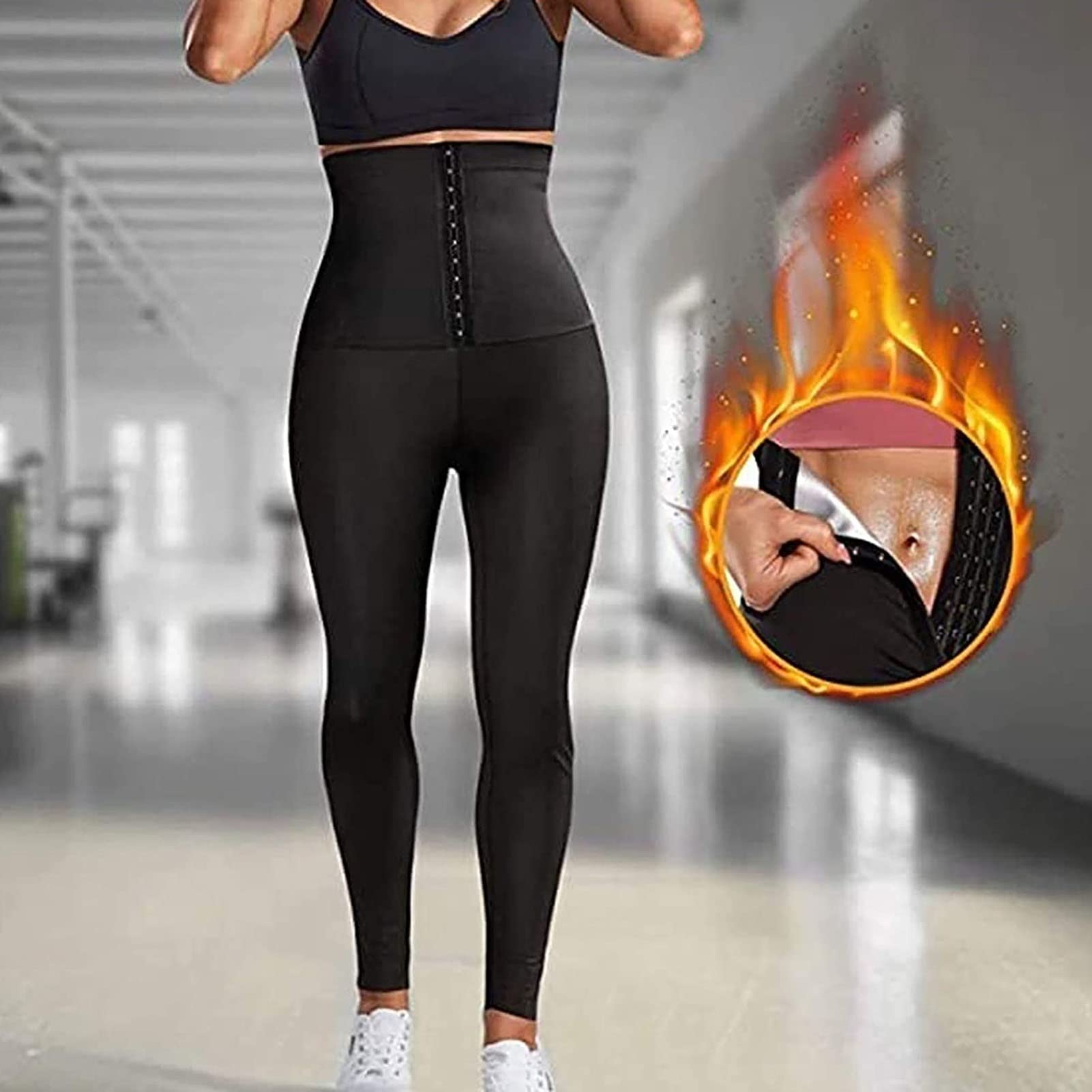 Leggins Anticellulite Donna Leggings Sauna Dimagranti Donna