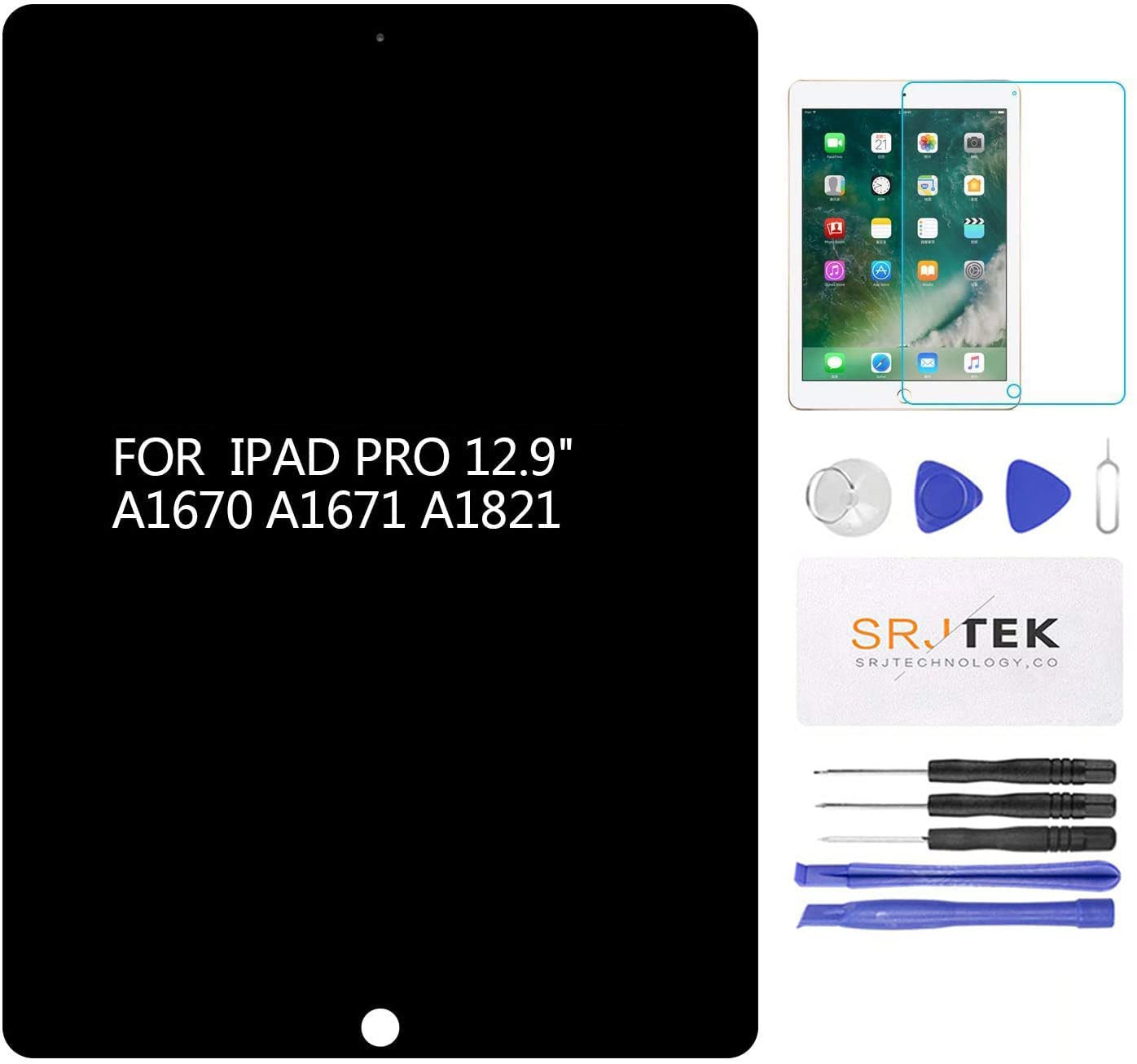 【画面破損】Apple iPad Pro Amazon | SRJTEK For Apple iPad Pro 12.9（2017）A1670 A1671