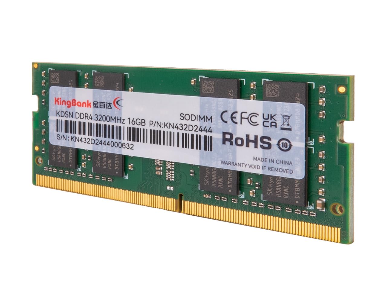 Amazon.com: KingBank Memoria RAM DDR4 16 GB 3200 MHZ CL22 1.2 V