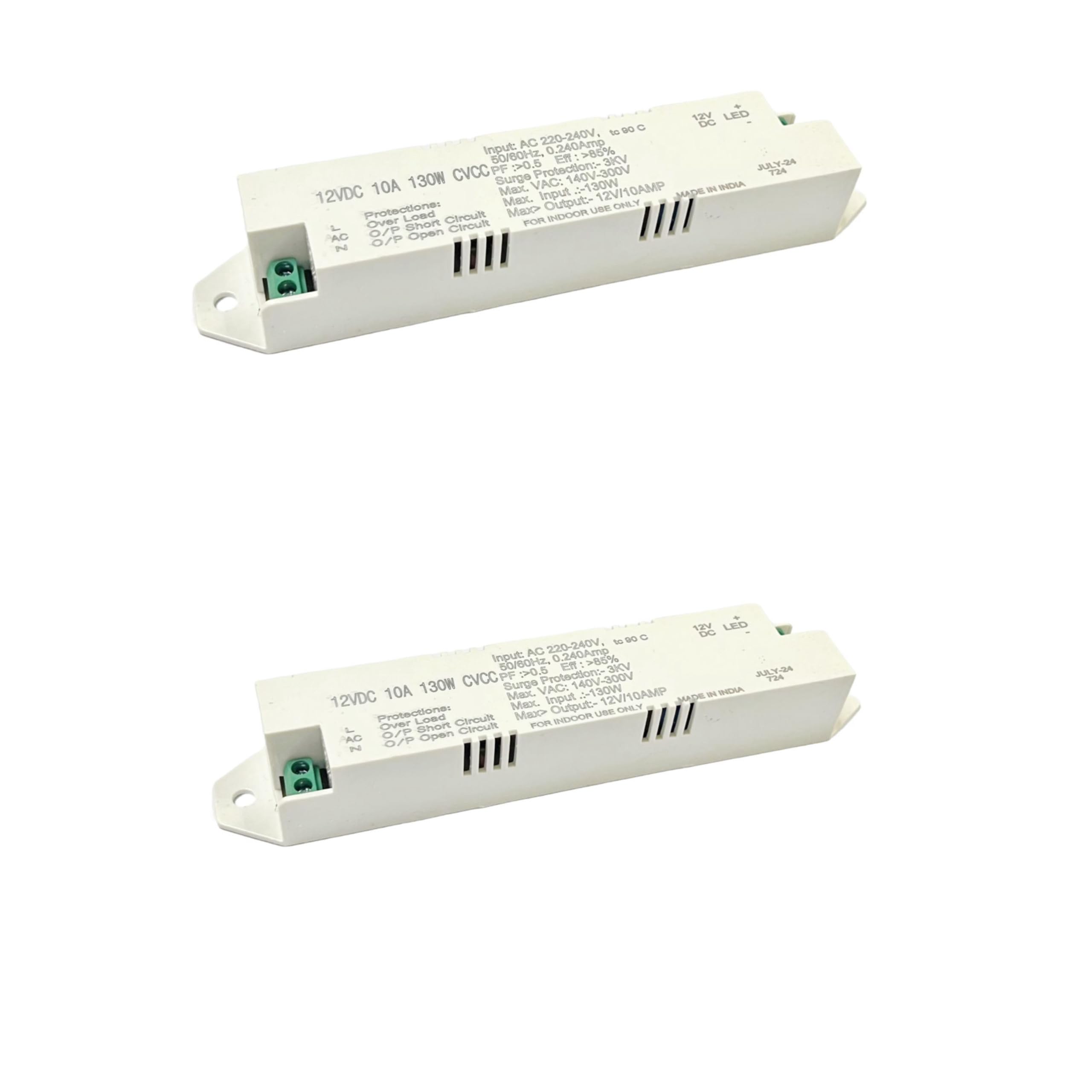 Smooth Power 12V 10Amp LED Strip Light Driver for Power Supply (Pack of 2) (B0DF7LG8C1) Amazon Price History, Amazon Price Tracker