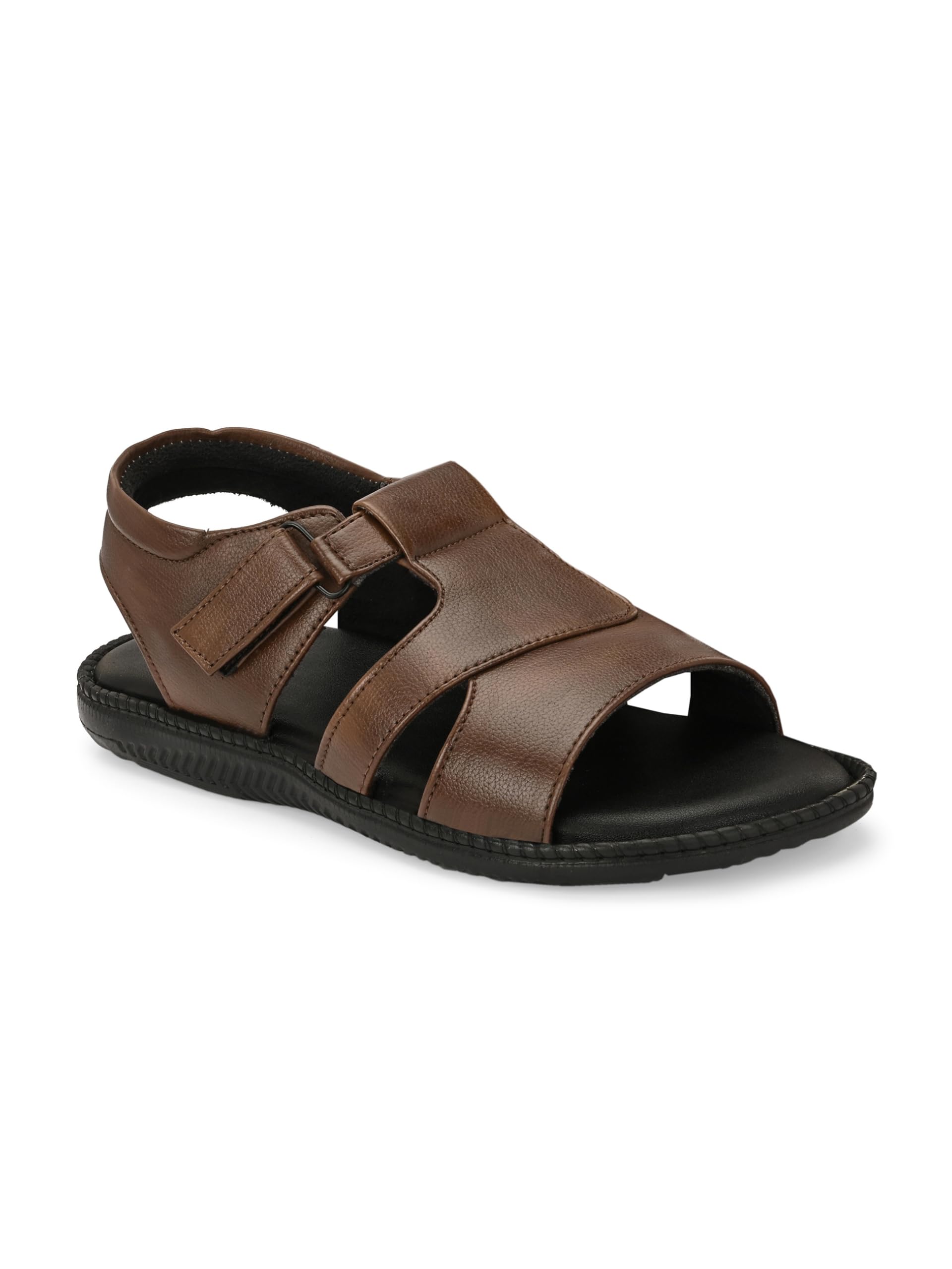 Synthetic Comfortable Stylish Fisherman Sandal for Men's-image-40