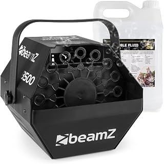 beamz B500 Bubble Machine and 5 Litre Bottle of Fluid Party Pack Ideal for Garden Games Outdoor Activities Summer Kids Fun Parties