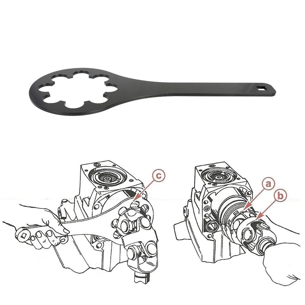 FACAIIO Clé à molette robuste et support de roulement pour Mercruiser One R Outdrives