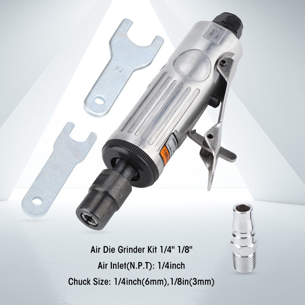 Amoladora De Aire Acouto, Kit De 16 Piezas, 1/4" 1/8"