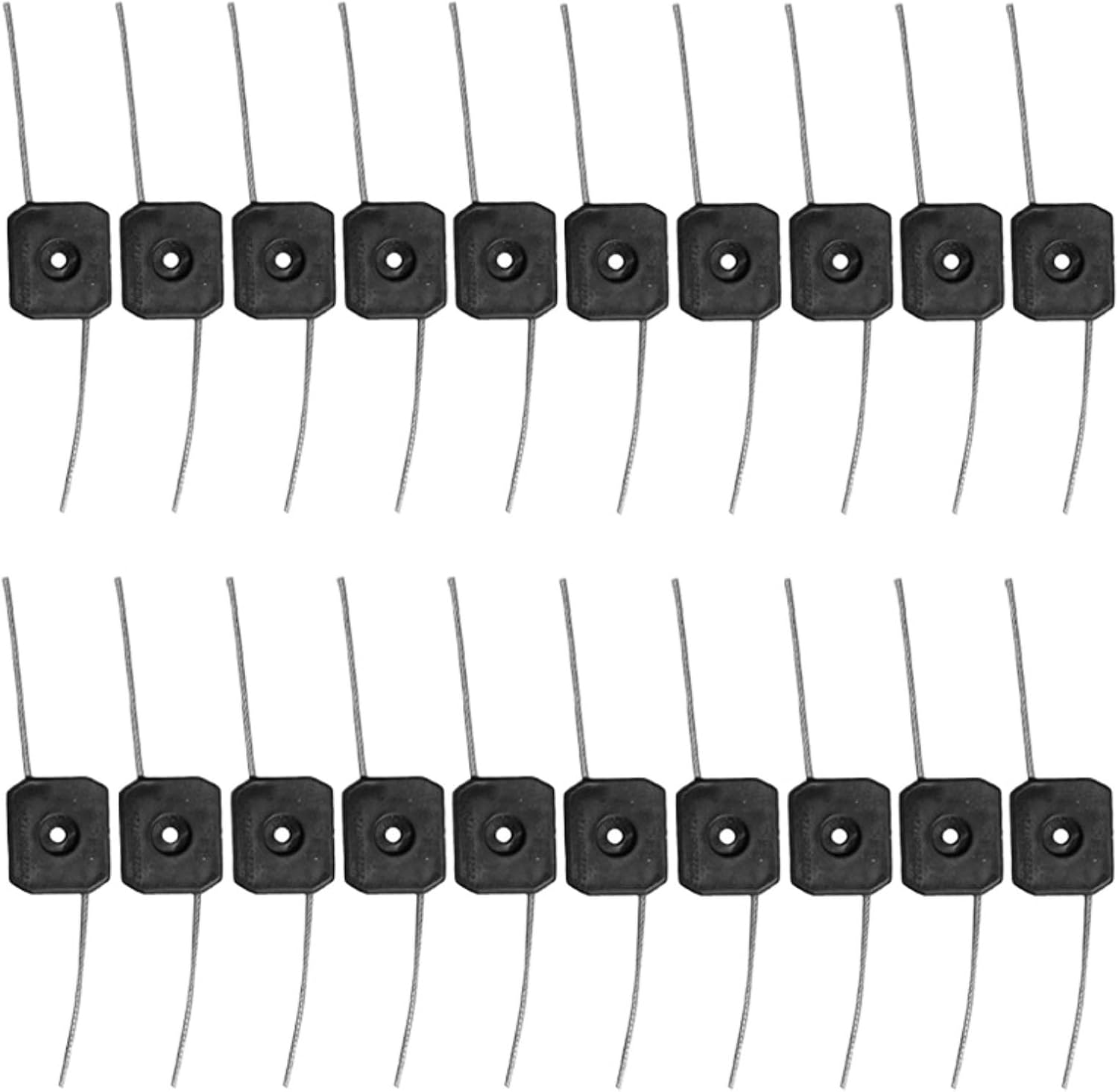 20Pcs Cordless Grass Trimmer Steel Wire Line Electric Trimmer Head Weed Eater Head Garden Lawn Accessories(A-20Pcs)