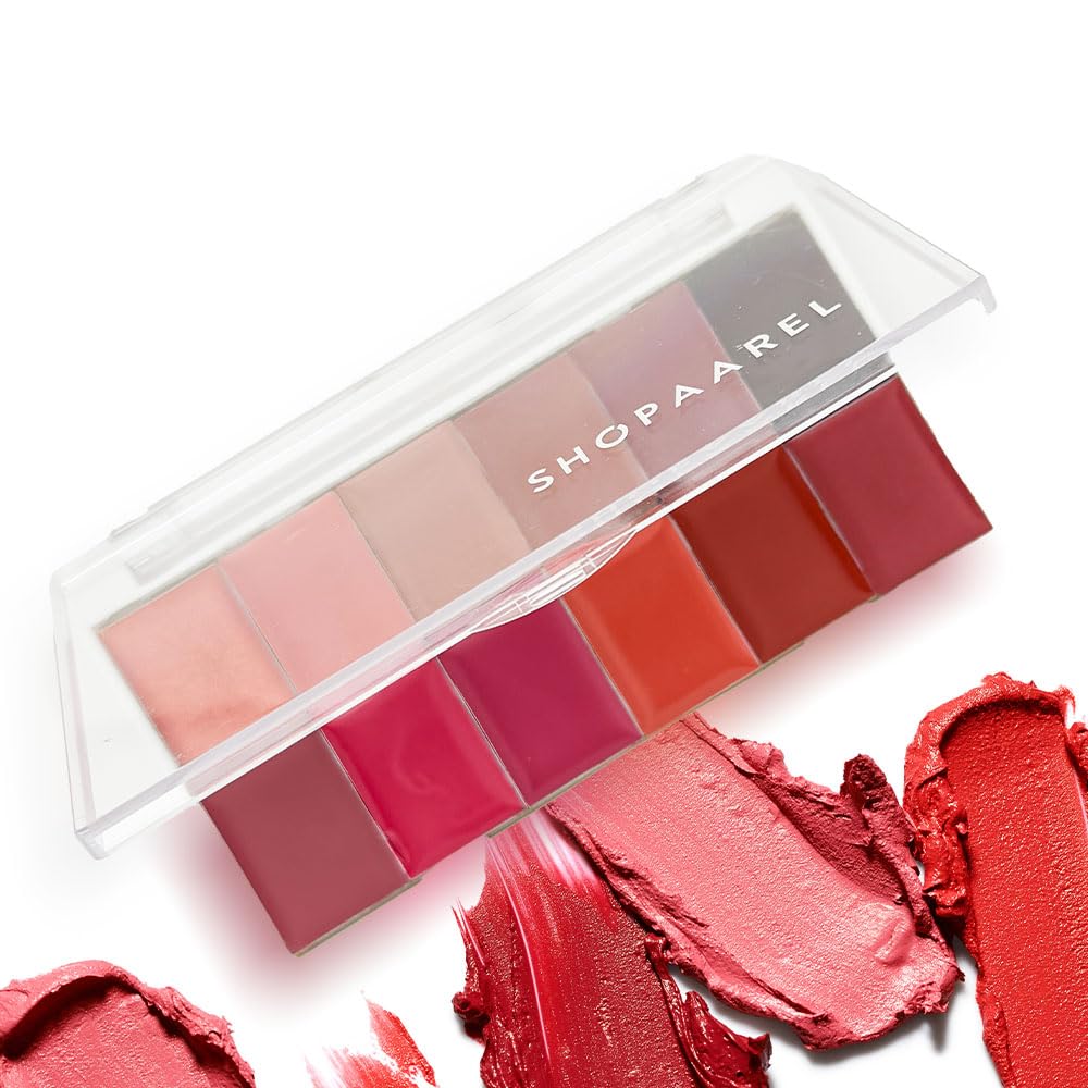 Shopaarel Rich Color Lip Satin Palette, Makeup Set
